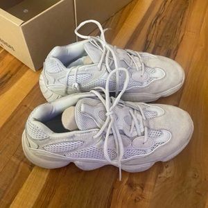 YEEZY 500 blush sneakers